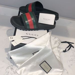 Gucci Web slide sandal